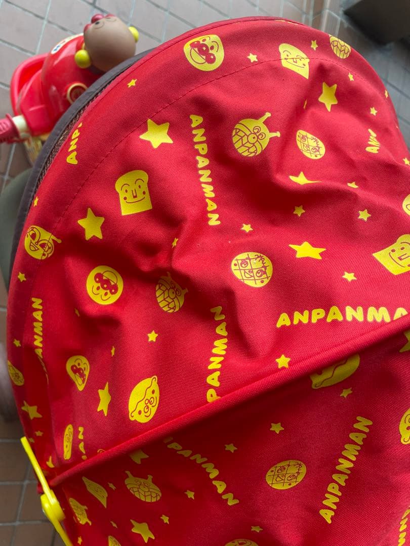 【中古】三輪車　アンパンマン　デラックスR