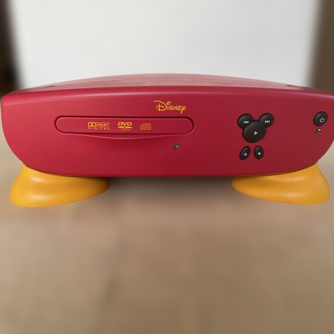 希少美品Disney ミッキーマウス DVDプレーヤー