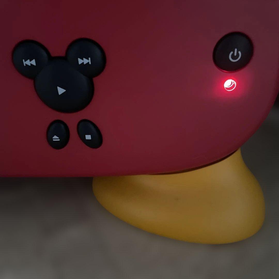 希少美品Disney ミッキーマウス DVDプレーヤー