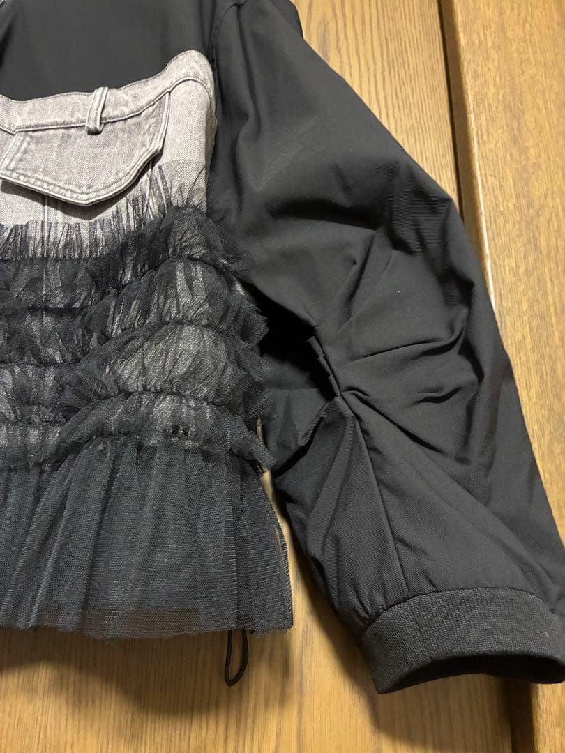 ヤマダヤ　RADIATE デニム×チュールドッキングブルゾン