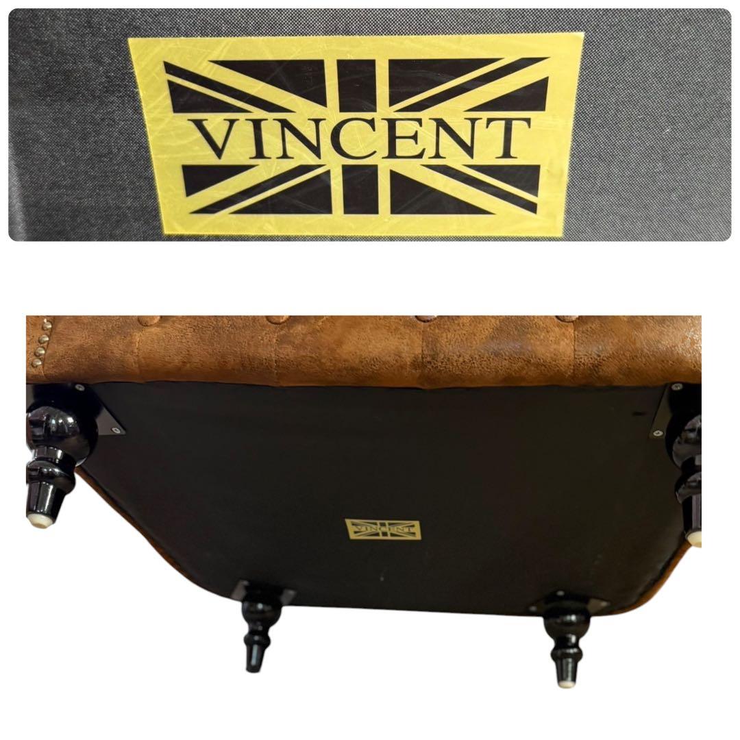 HR639 VINCENT コンパクトチェスターフィールド シングルソファ