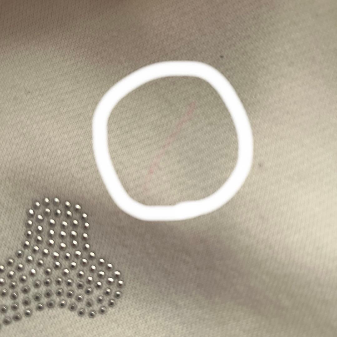 GALFY ピカピカ骨骨パーカー 大型犬 ホワイト