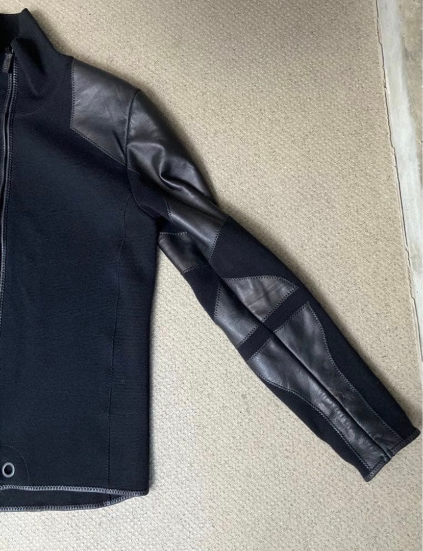 Bally 袖レザー　ドライバーズニット　03〜06頃