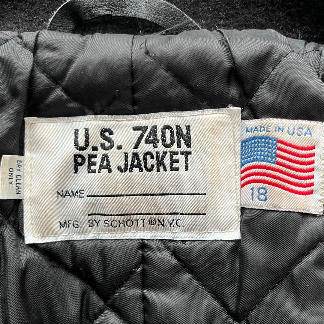 Schott ショット U.S. 740N ピーコート ウール USA製