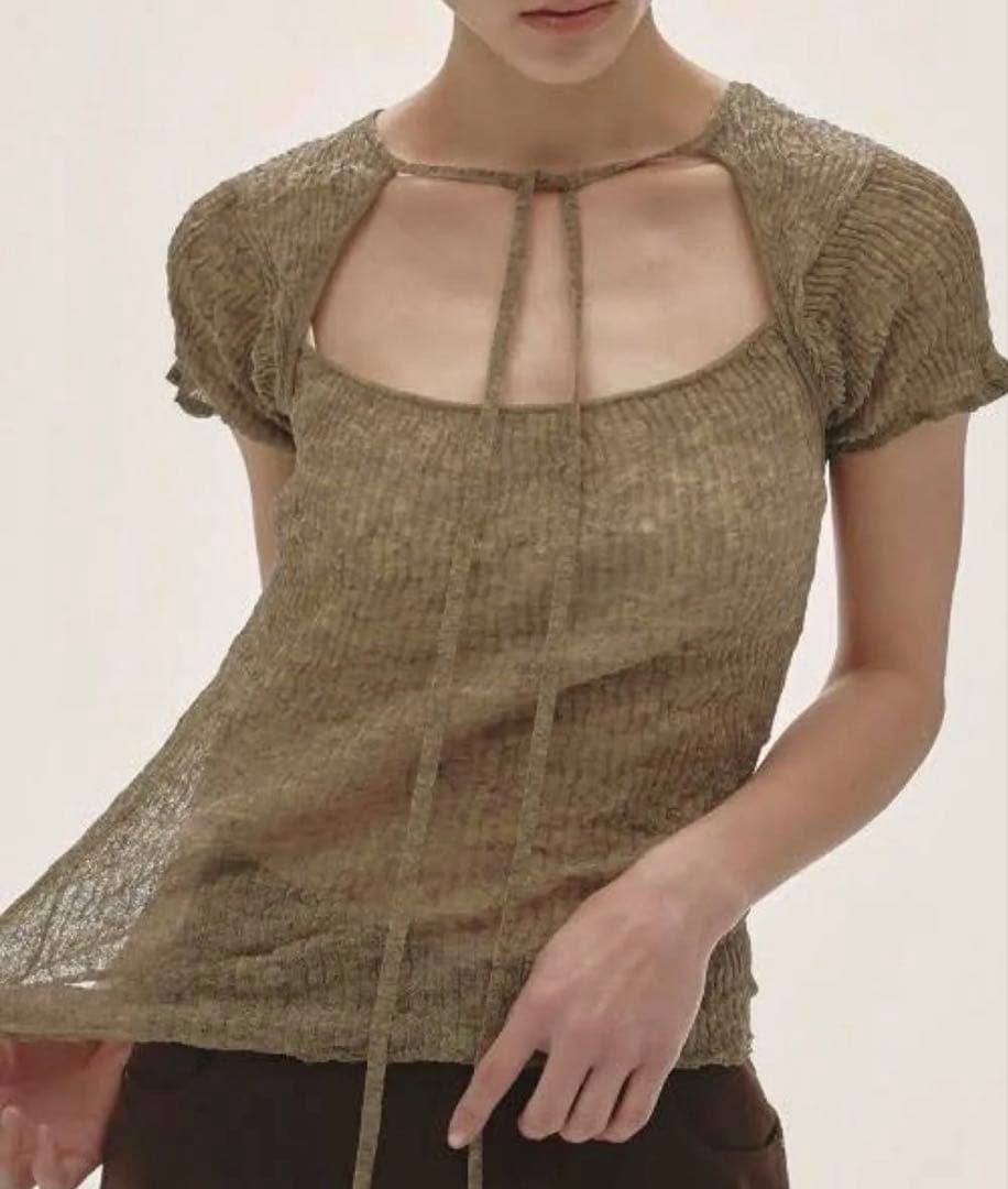 トップス life's todayful 2way Sheer Knittops