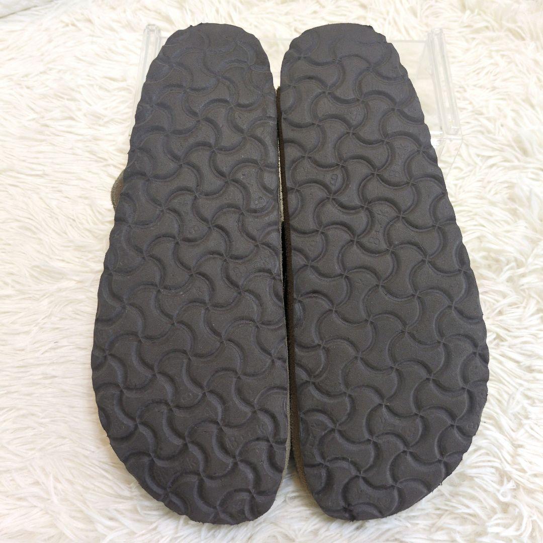 ビルケンシュトック ボストン サンダル ベージュ 39 25.0cm スエード