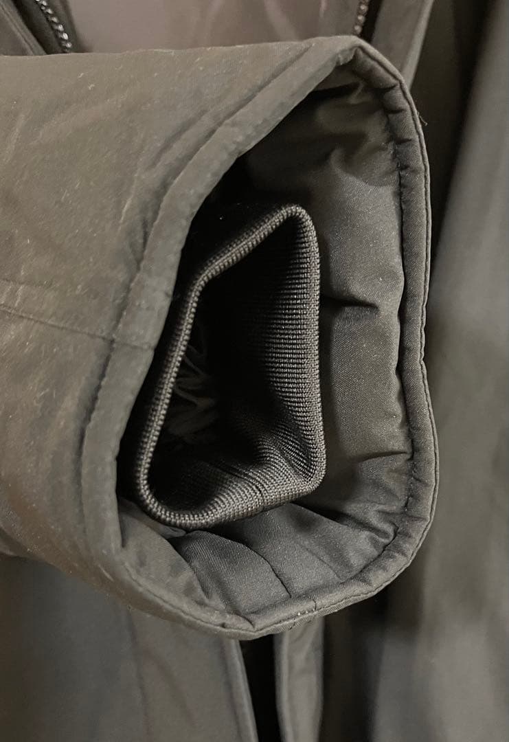 【美品】スピック＆スパン 撥水フーデッドダウンコート サイズ３６／黒