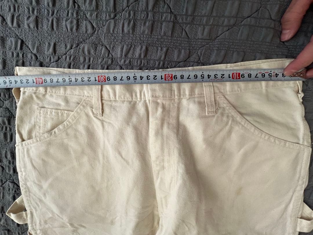 【古着】ディッキーズ ホワイトペインターパンツ チビタグ