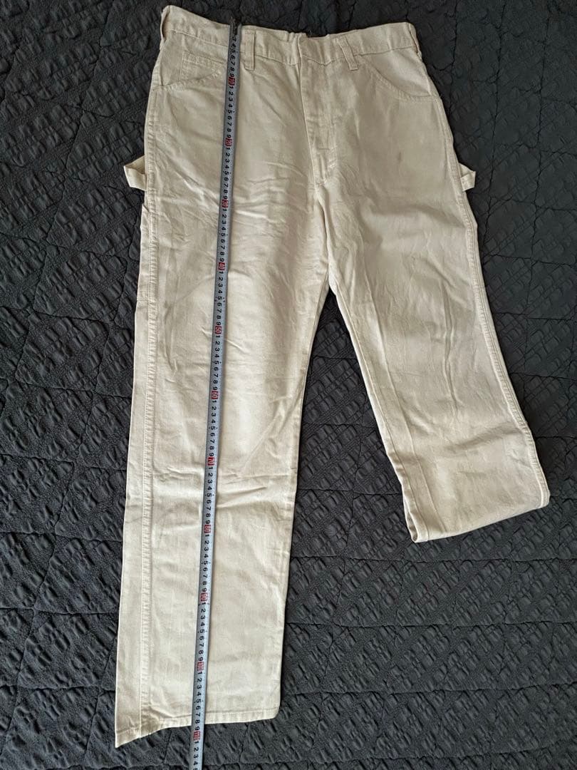 【古着】ディッキーズ ホワイトペインターパンツ チビタグ