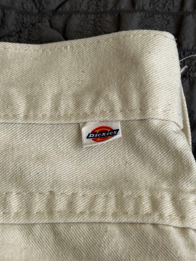 【古着】ディッキーズ ホワイトペインターパンツ チビタグ