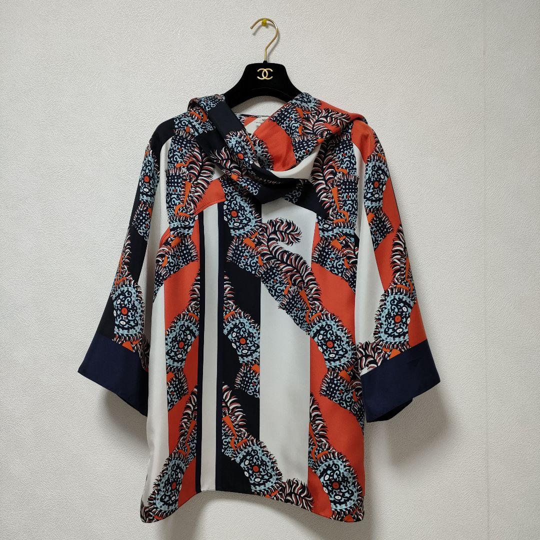 極美品❢HERMES　エルメス　チュニック　SILK100%　トップス