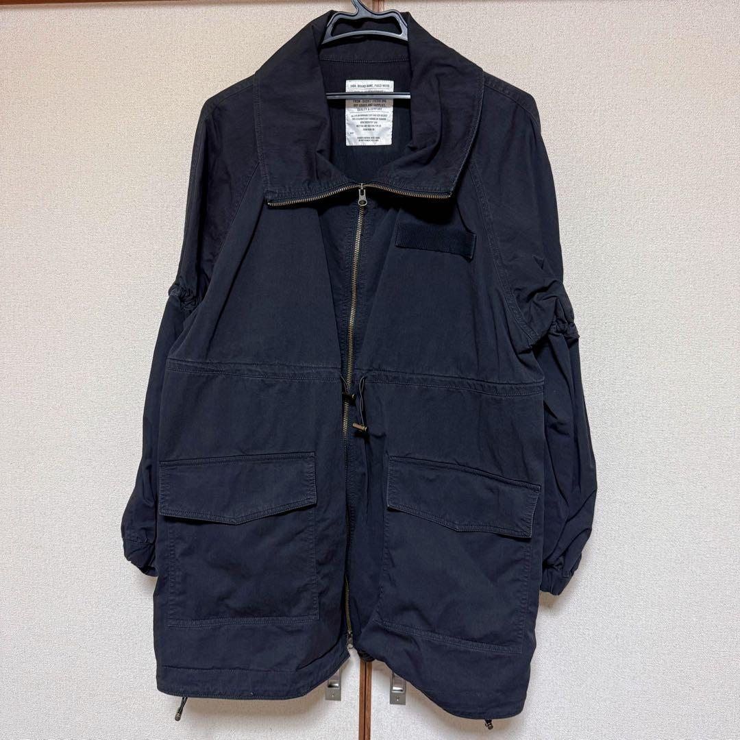 ロデオクラウンズ　スタンドネックモッズコート　ブラック