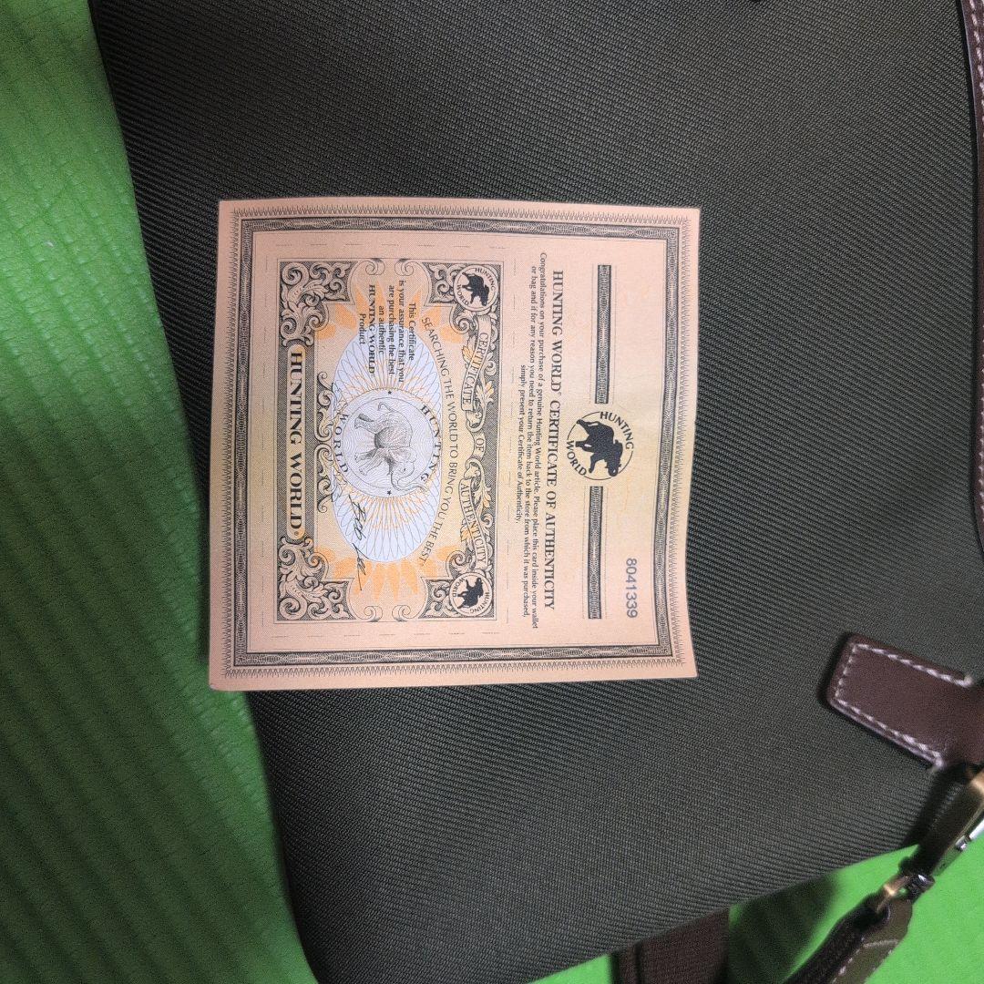 HUNTING WORLD（ハンティングワールド）　ショルダーバック