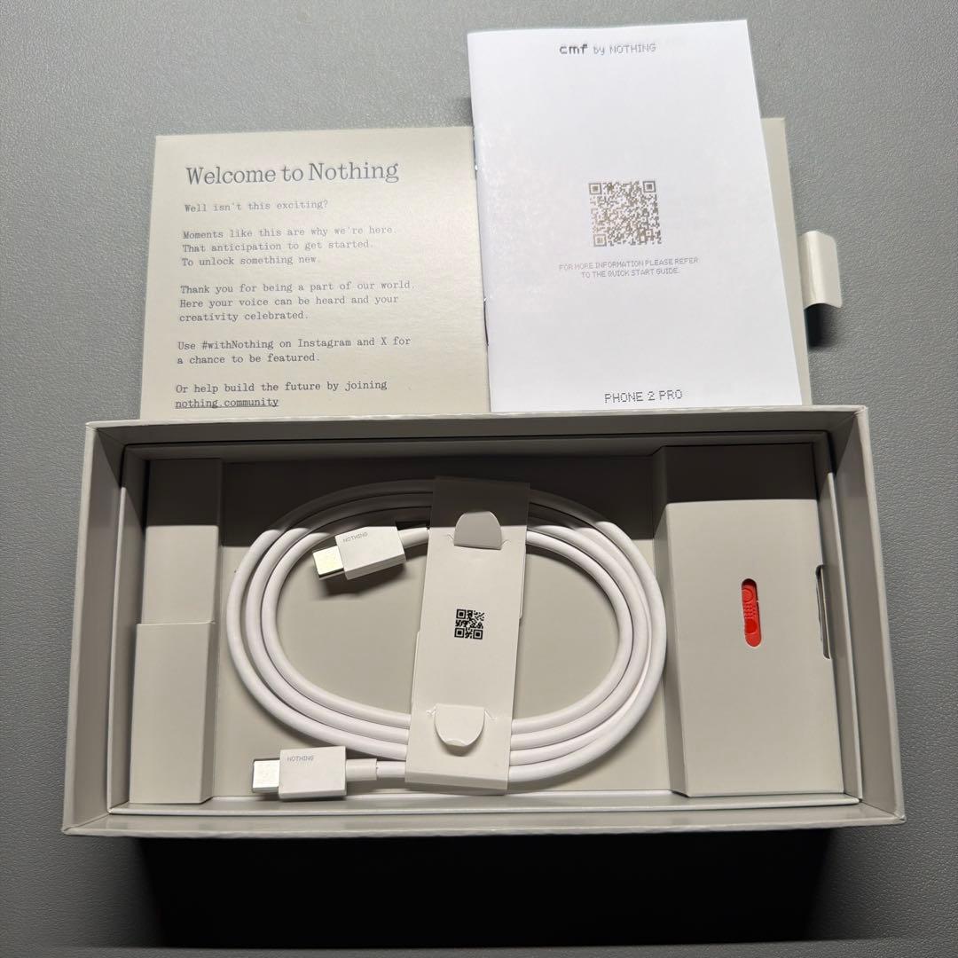 【ほぼ未使用】cmf phone2 pro 256GB 国内版 NOTHING