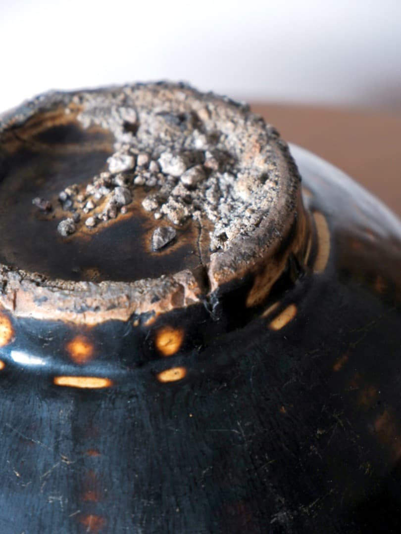 「19日まで掲載」李朝　朝鮮美術　飴釉　面取大壷　花瓶　古民藝　古道具Q2212