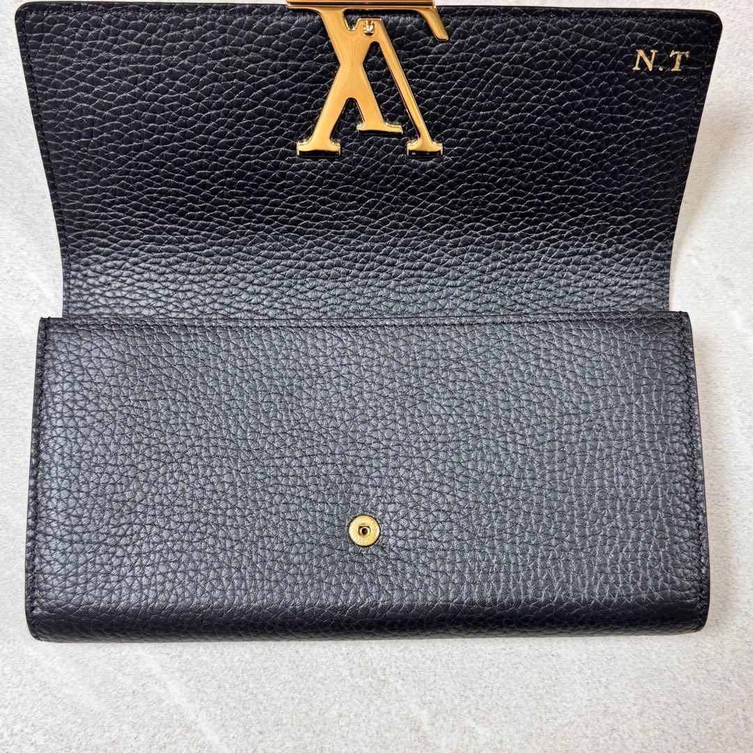 美品　ルイ・ヴィトントリヨンポルトフォイユカプシーヌ長財布　ブランド