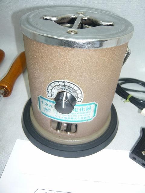 タキイ和裁電化鏝(すみれ和裁教室)　和裁こて　和裁コテ　鏝２本付