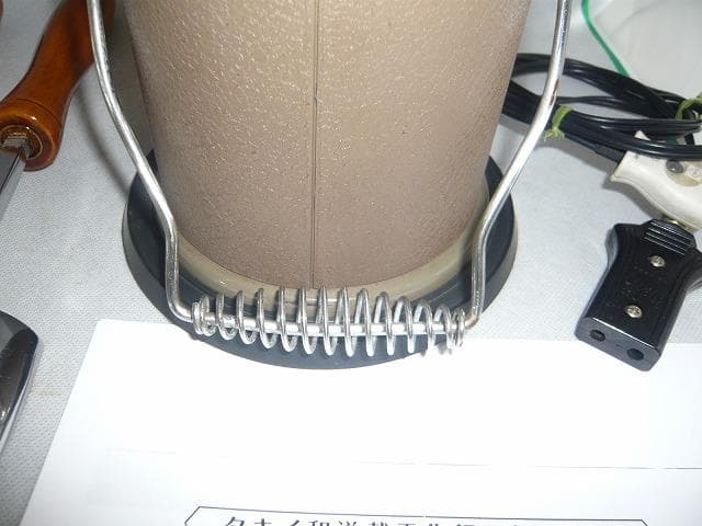 タキイ和裁電化鏝(すみれ和裁教室)　和裁こて　和裁コテ　鏝２本付