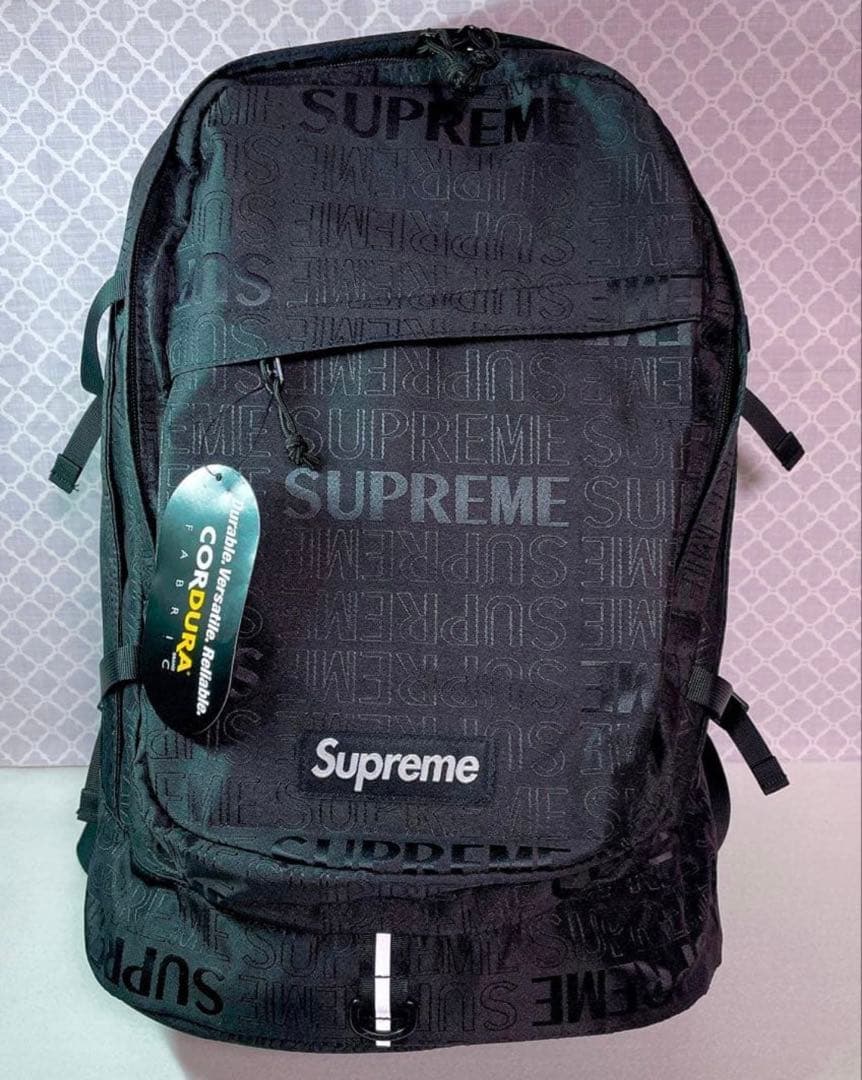 【新品✨️大人気】supreme シュプリーム バックパック リュック ブラック