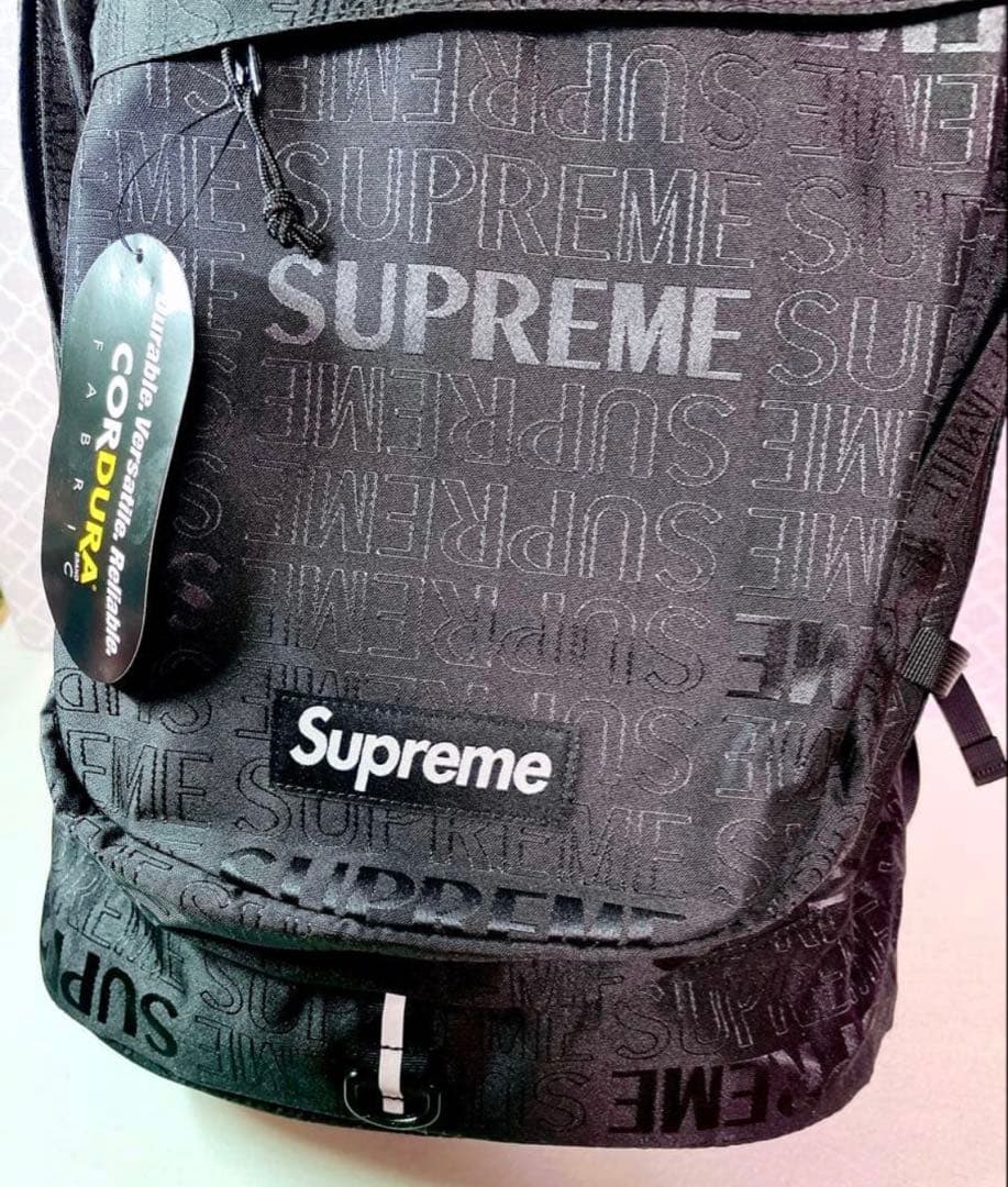 【新品✨️大人気】supreme シュプリーム バックパック リュック ブラック