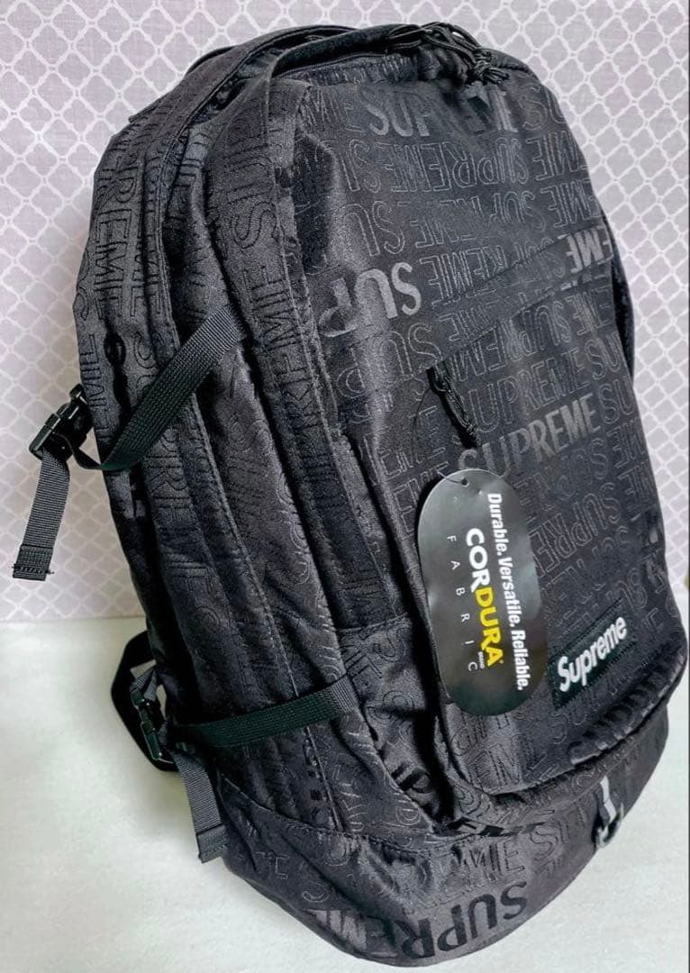 【新品✨️大人気】supreme シュプリーム バックパック リュック ブラック