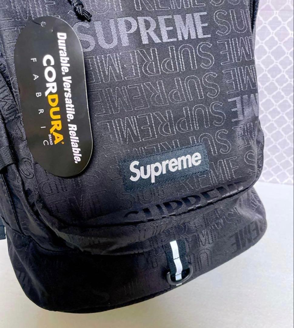【新品✨️大人気】supreme シュプリーム バックパック リュック ブラック