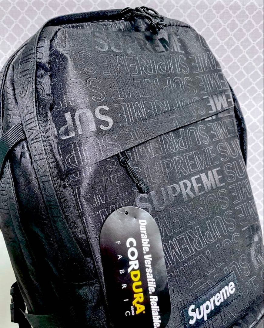【新品✨️大人気】supreme シュプリーム バックパック リュック ブラック