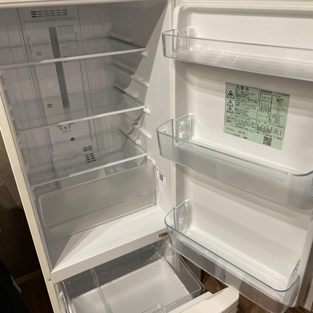 【美品】2020年製パナソニックNR-B17CW-W冷蔵庫168L 送料無料