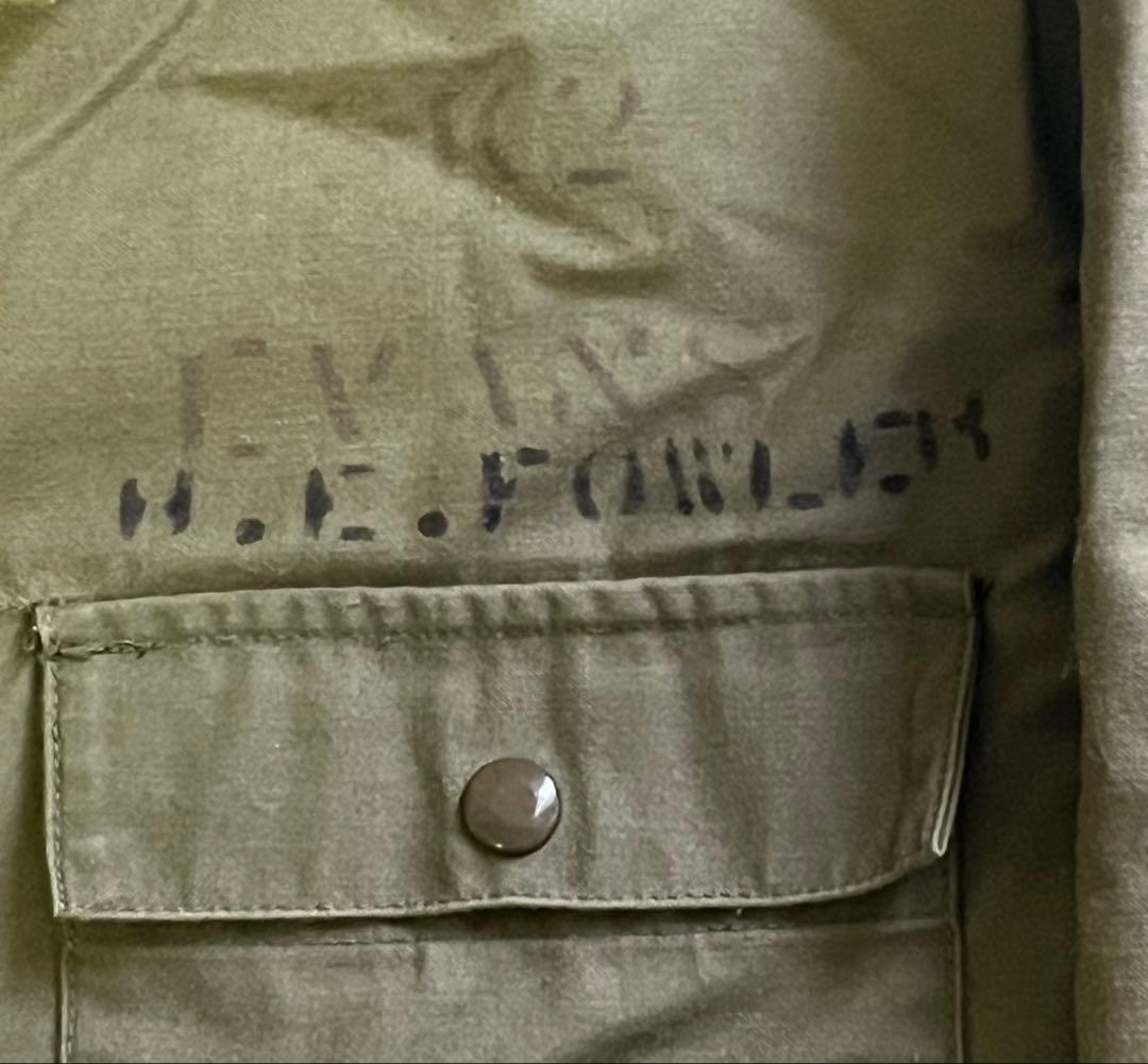 A-2 デッキジャケット　ステンシル入り　実物本物　ベルベルジン　遊歩道
