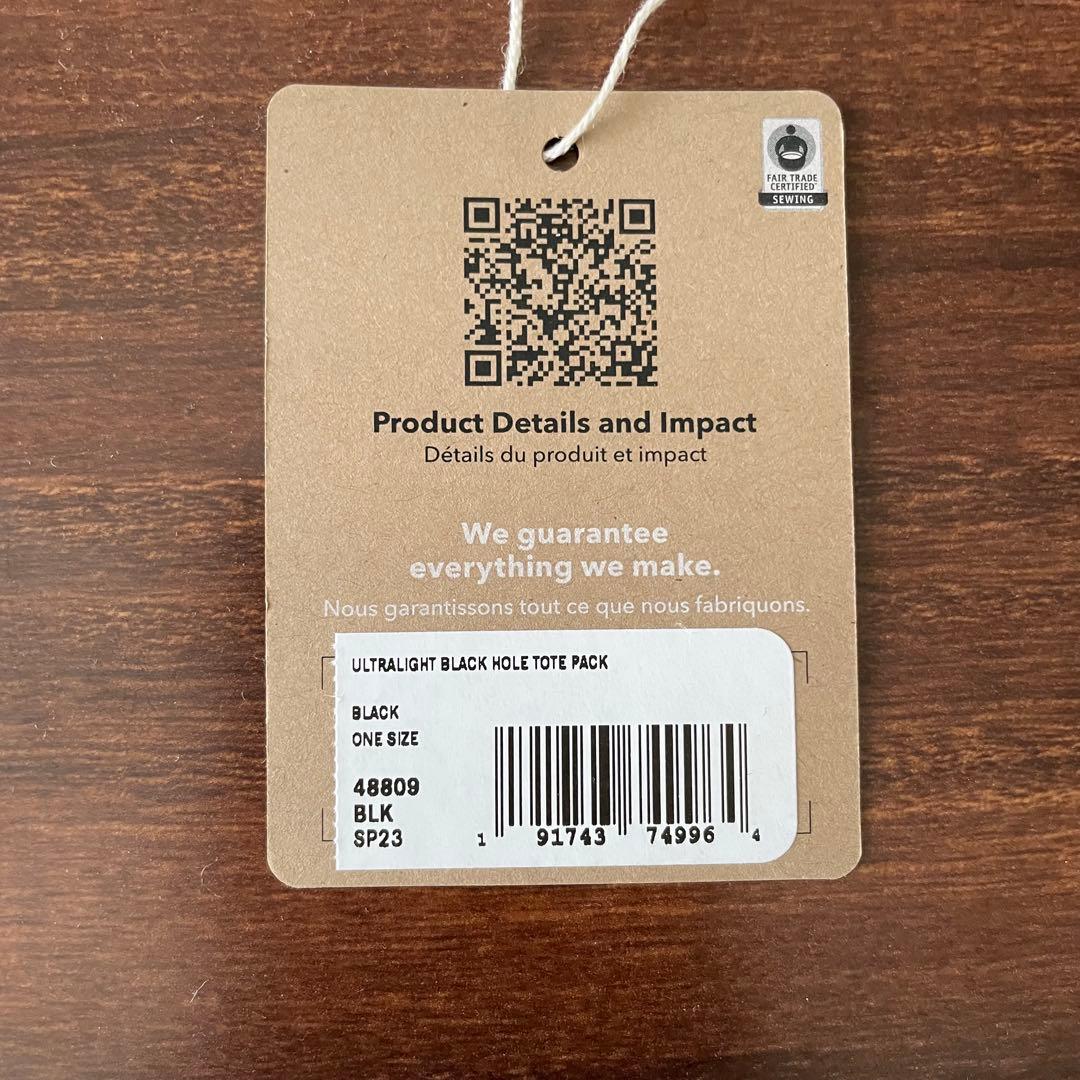 patagonia ウルトラライト ブラック ホール トート パック 27L