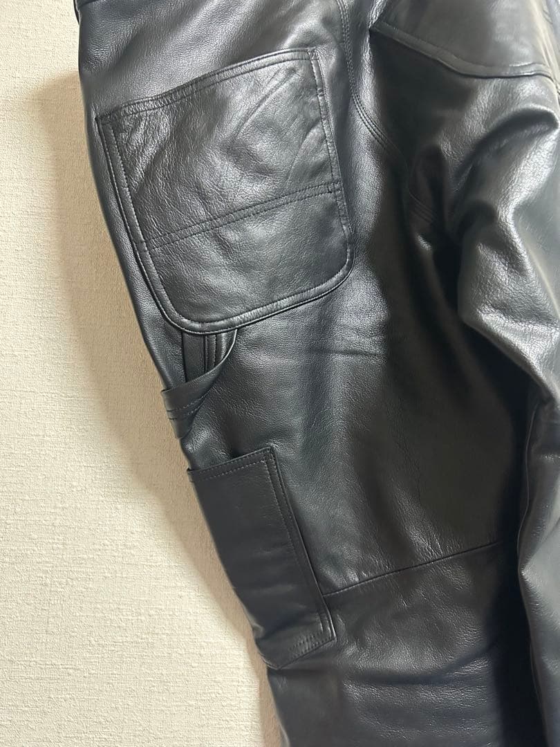 ゴートレザー ペインターパンツ