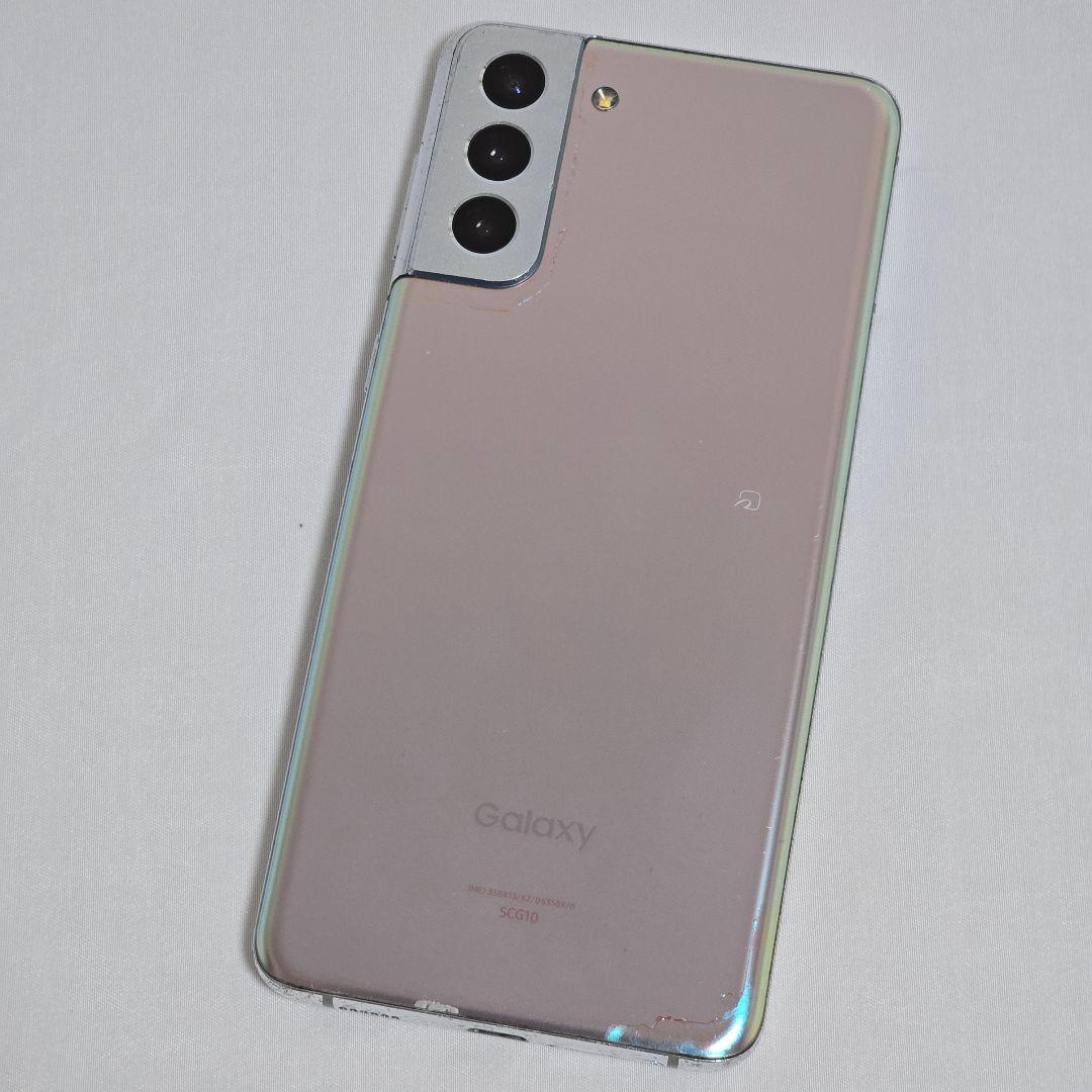 Galaxy S21+ SIMフリー 判定○【完動品】au版 国内版 シルバー