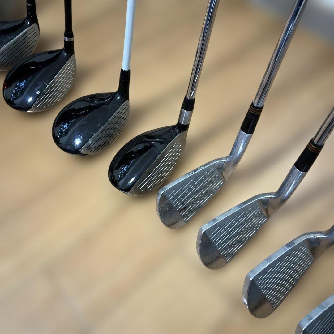 ゴルフクラブセット 赤 SRIXONケース付 15本