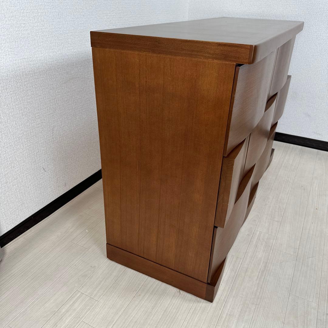 ACTUS アクタス取り扱い 佐藤工芸 チェスト 3段7杯 i4※