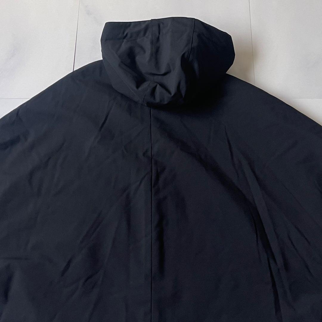 美品 ルルウィルビー アルアバイル 中綿ケープコート ポンチョ 定価82500円