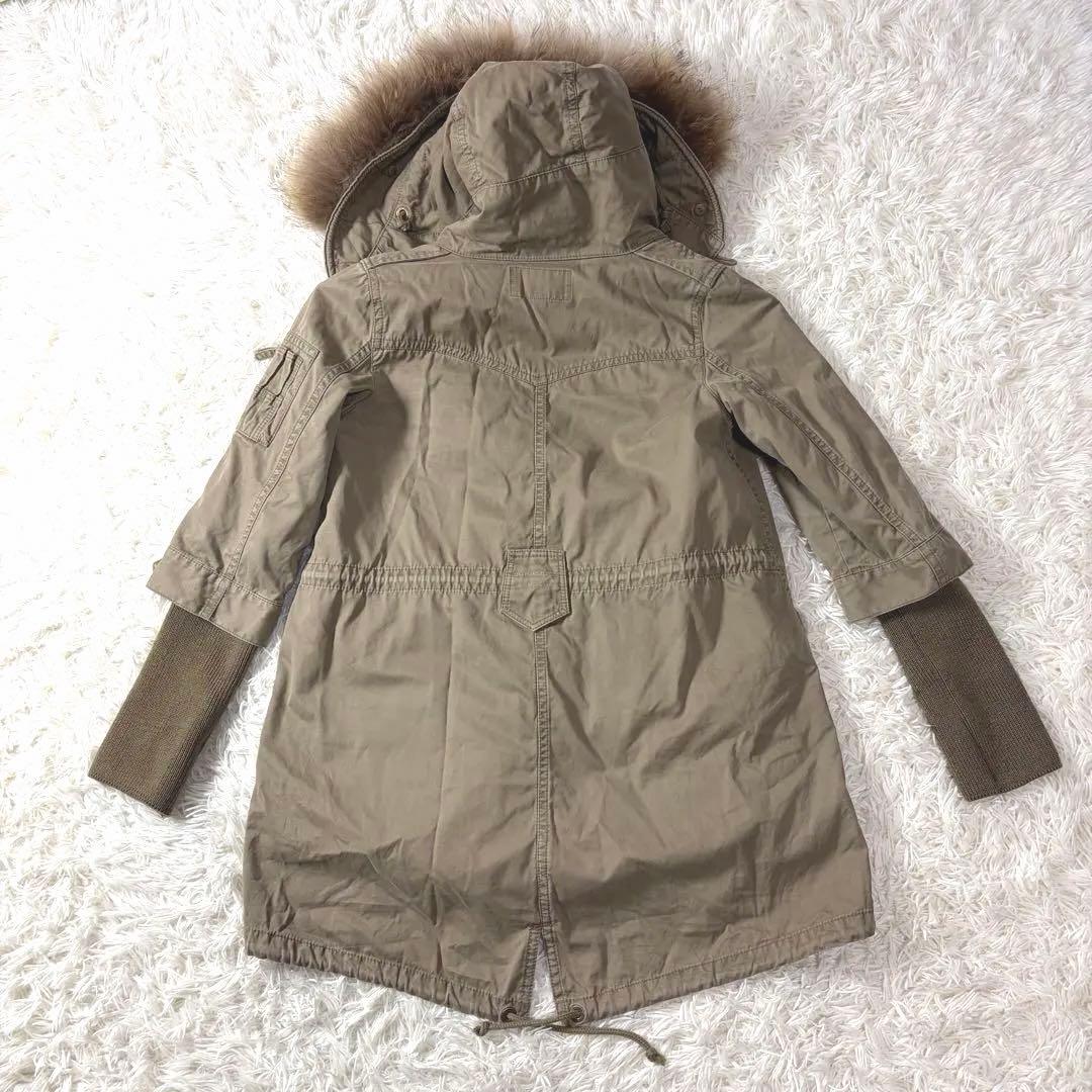 バーバリーブルーレーベル モッズコート 38 ノバチェック ライナー付