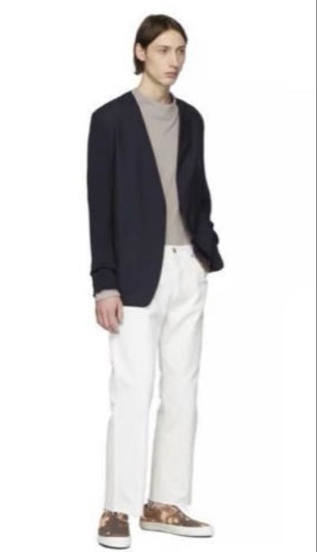 マルジェラ　ノーカラージャケット ネイビー　希少54