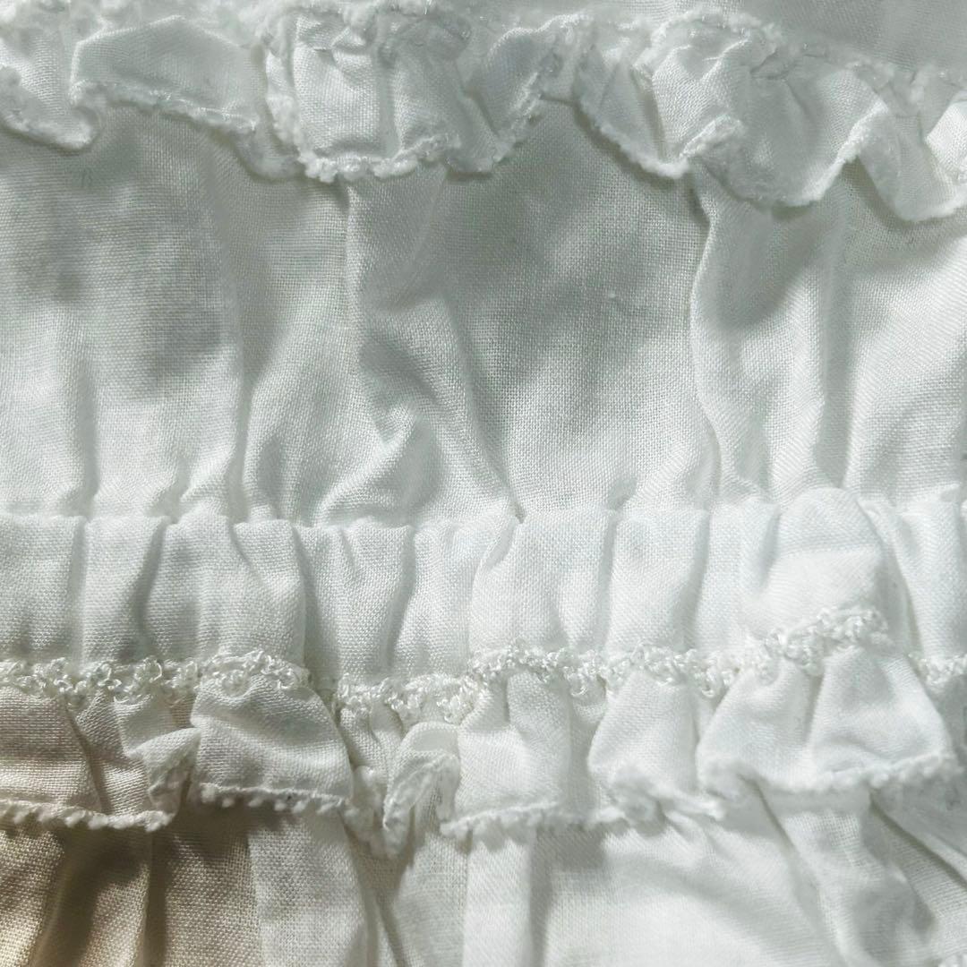 ピンクハウス　ドロワーズ　ピコフリル　リボン　ペチパンツ　白　日本製【P46