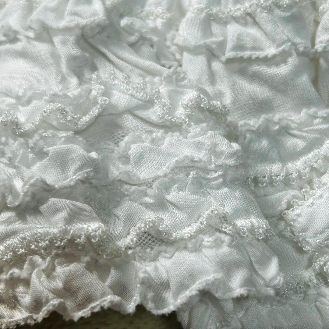 ピンクハウス　ドロワーズ　ピコフリル　リボン　ペチパンツ　白　日本製【P46