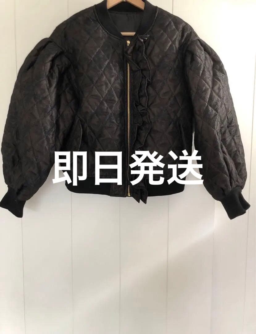 Obli レースフリルブルゾン