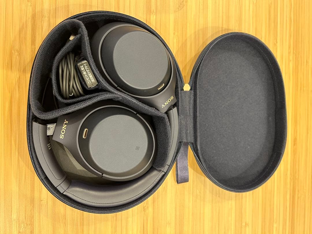 SONY WH-1000XM4ワイヤレスヘッドホン ミッドナイトブルー