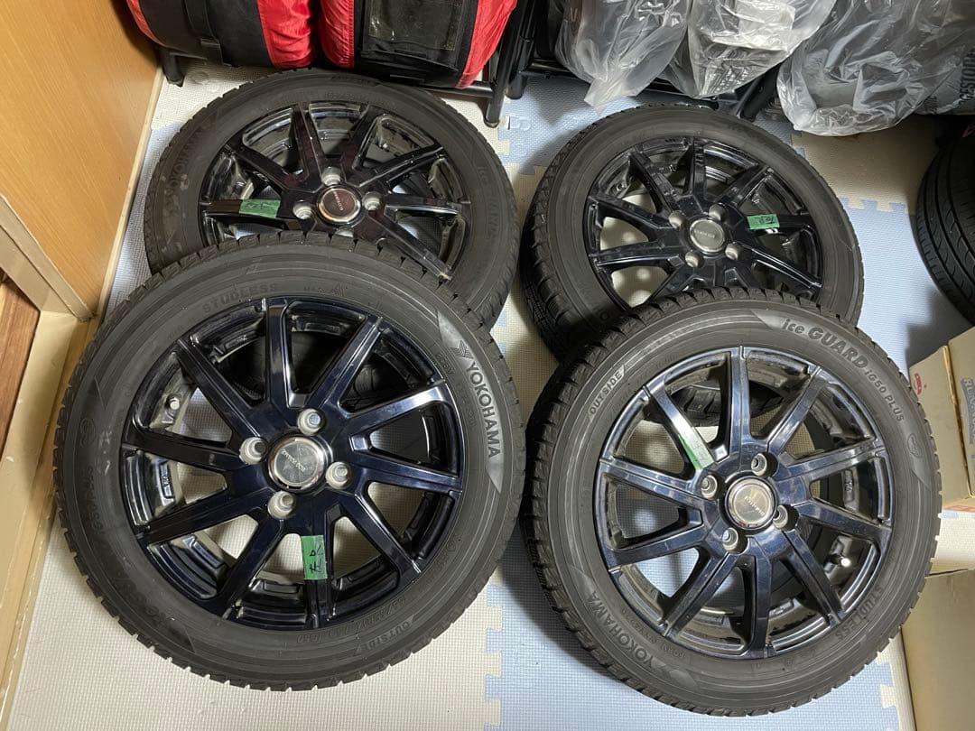 155/65R14 スタッドレスアルミホイールセット4本