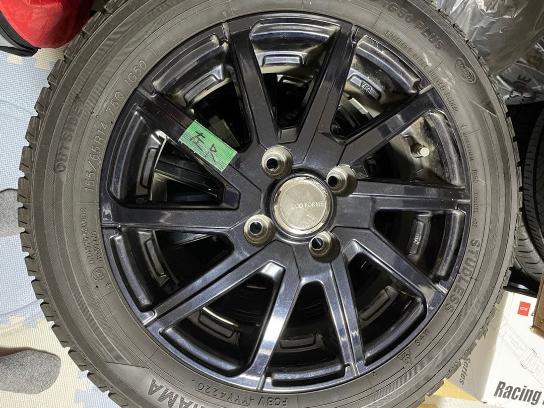 155/65R14 スタッドレスアルミホイールセット4本