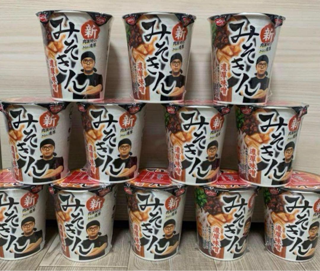 NISSIN 新みそきん　濃厚味噌　12個