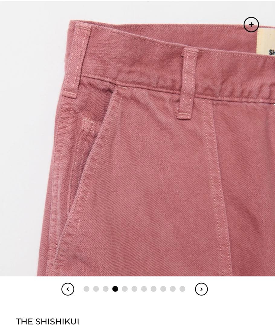 SHISHIKUIペインターパンツ32 / D.PINK シシクイ