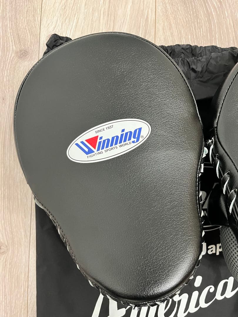 【新品未使用】Winning ウイニング パンチングミット CM-65 ブラック