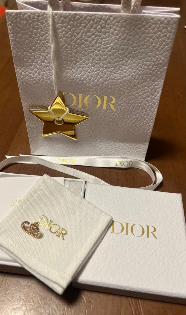Christian Dior CD スタッドピアス　ゴールド　片方