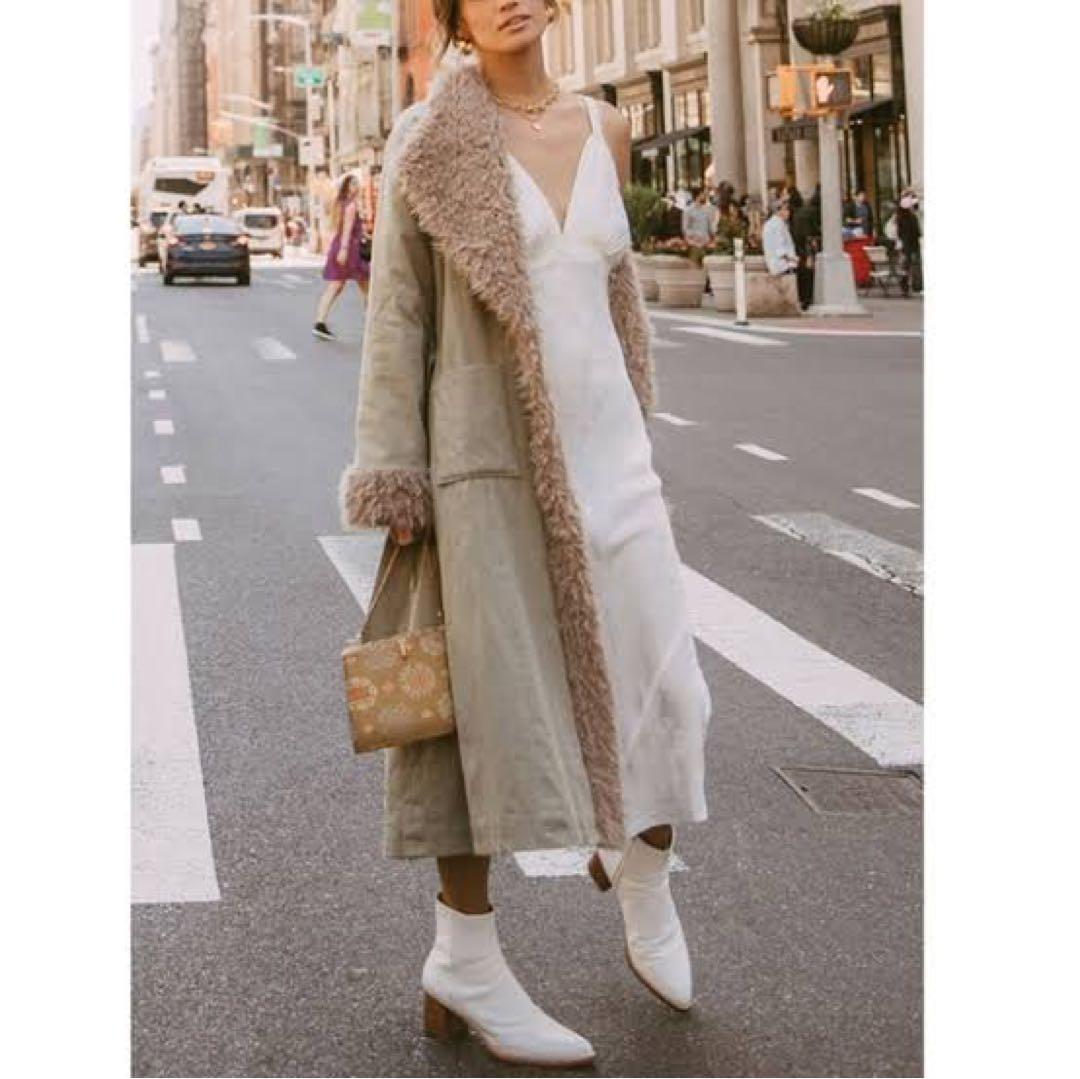 新品　spell&the gypsy スペル　ファー　ロングコート　ガウン