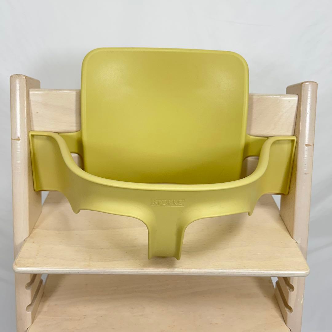 ストッケ トリップトラップ ホワイトウォッシュ ベビーセット付き No.4〜