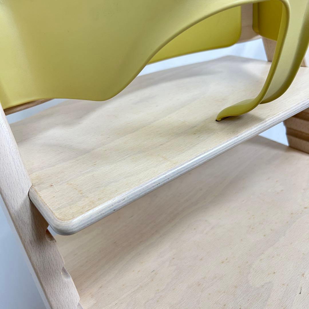 ストッケ トリップトラップ ホワイトウォッシュ ベビーセット付き No.4〜